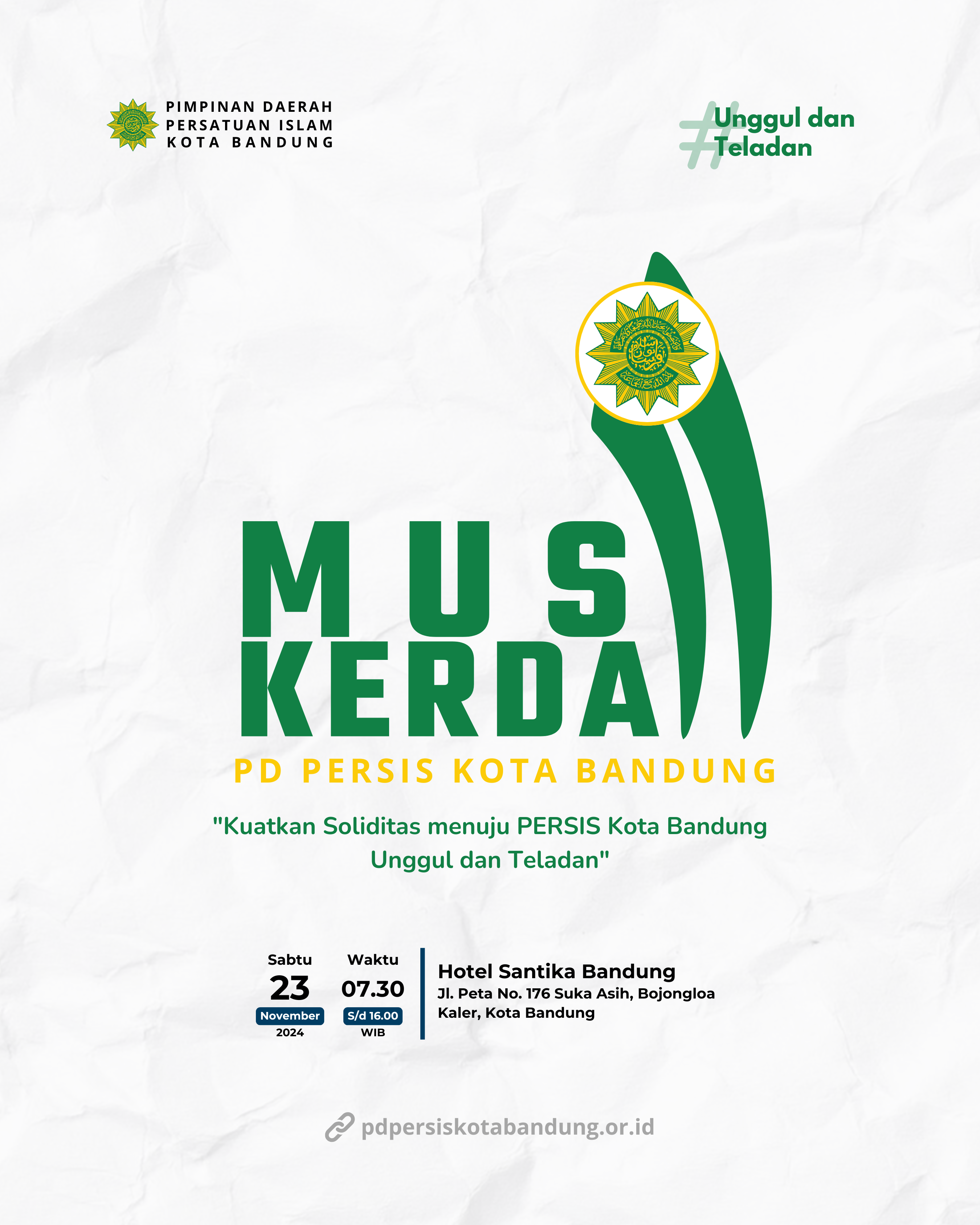 MENUJU MUSYAWARAH KERJA DAERAH II
