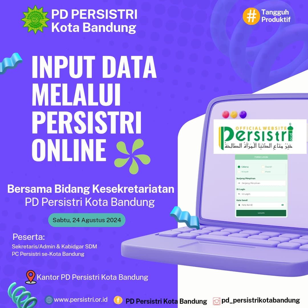 Input Data Melalui Persistri Online
