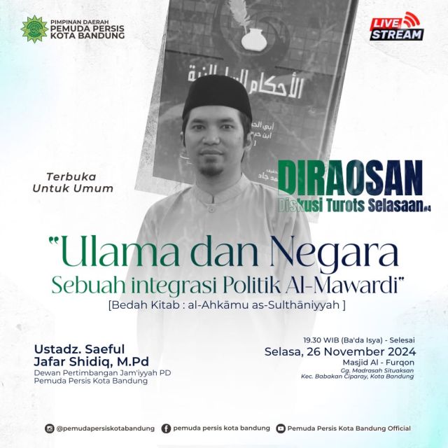 DIRAOSAN  Diskusi Turots Selasaan Ke - 4