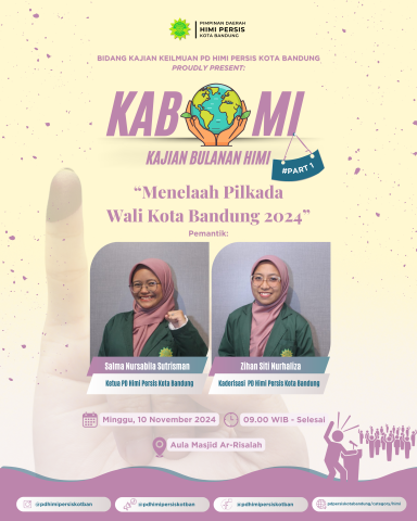 KABUMI #1 : Menelaah Pilkada Wali Kota Bandung 2024