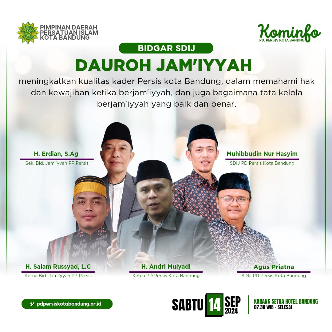 Dauroh Jami'yyah SDIJ PD Persis Kota Bandung