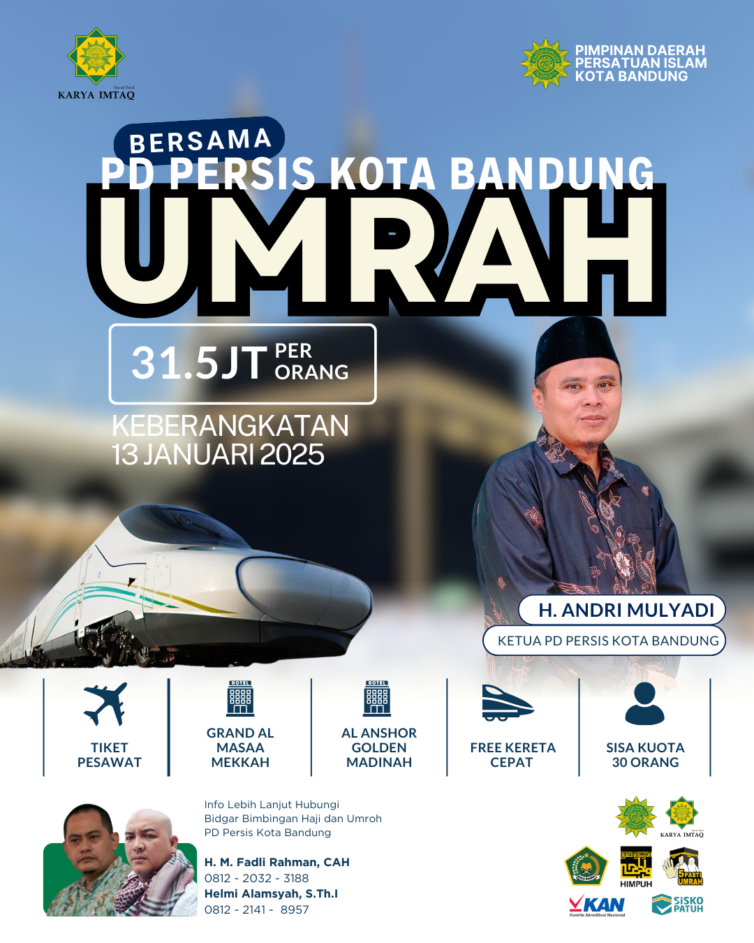 Umroh bersama PD PERSIS Kota Bandung