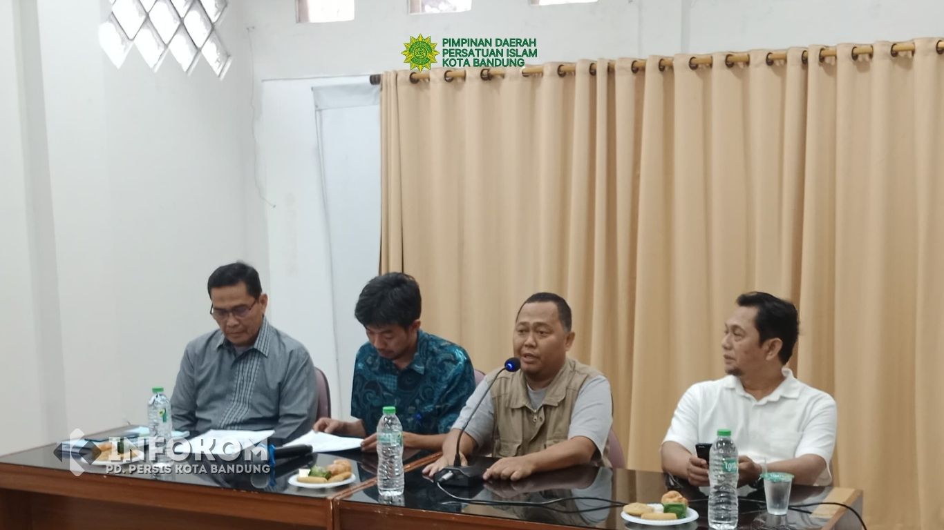 Perkuat Pendataan Aset Wakaf, Bidgar Wakaf PD Persis Kota Bandung gelar Rapat Koordinasi ke tingkat PC